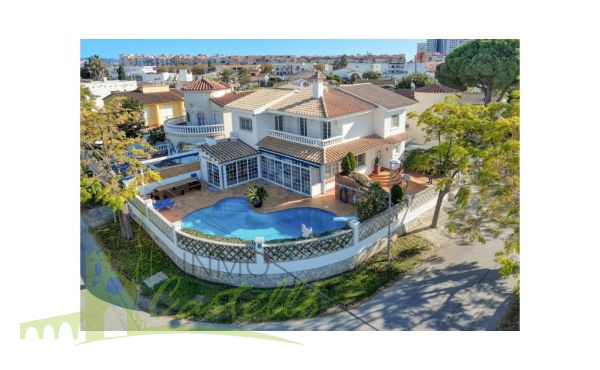 Vista aérea de la casa