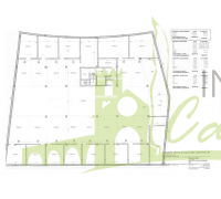 Plano planta sótano garaje